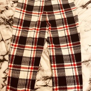 Jumpsuit plaid never worn